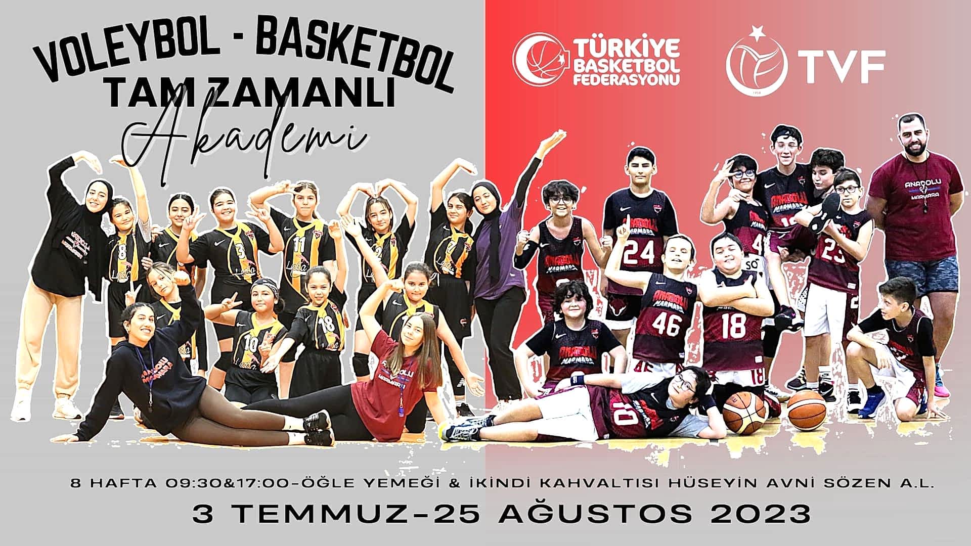 2023 Tam Zamanlı Basketbol & Voleybol Akademi